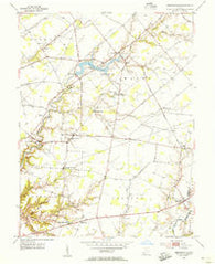 Newtonsville Ohio Historical topographic map, 1:24000 scale, 7.5 X 7.5 Minute, Year 1953
