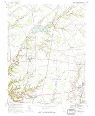 Newtonsville Ohio Historical topographic map, 1:24000 scale, 7.5 X 7.5 Minute, Year 1968