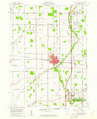 North Baltimore Ohio Historical topographic map, 1:24000 scale, 7.5 X 7.5 Minute, Year 1960