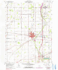 North Baltimore Ohio Historical topographic map, 1:24000 scale, 7.5 X 7.5 Minute, Year 1960