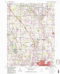 North Canton Ohio Historical topographic map, 1:24000 scale, 7.5 X 7.5 Minute, Year 1994