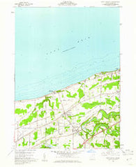 North Kingsville Ohio Historical topographic map, 1:24000 scale, 7.5 X 7.5 Minute, Year 1960