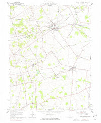 North Lewisburg Ohio Historical topographic map, 1:24000 scale, 7.5 X 7.5 Minute, Year 1961
