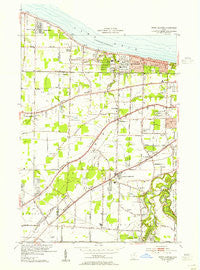 North Olmsted Ohio Historical topographic map, 1:24000 scale, 7.5 X 7.5 Minute, Year 1953