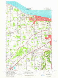North Olmsted Ohio Historical topographic map, 1:24000 scale, 7.5 X 7.5 Minute, Year 1963
