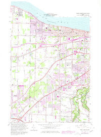 North Olmsted Ohio Historical topographic map, 1:24000 scale, 7.5 X 7.5 Minute, Year 1963