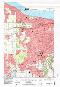 North Olmsted Ohio Historical topographic map, 1:24000 scale, 7.5 X 7.5 Minute, Year 1994