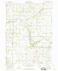 North Robinson Ohio Historical topographic map, 1:24000 scale, 7.5 X 7.5 Minute, Year 1960
