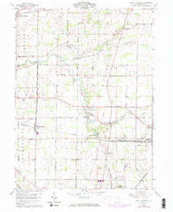 North Robinson Ohio Historical topographic map, 1:24000 scale, 7.5 X 7.5 Minute, Year 1960
