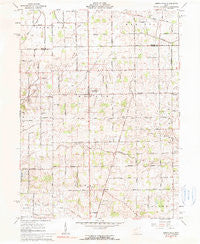 North Star Ohio Historical topographic map, 1:24000 scale, 7.5 X 7.5 Minute, Year 1961