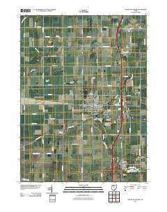 North Baltimore Ohio Historical topographic map, 1:24000 scale, 7.5 X 7.5 Minute, Year 2010