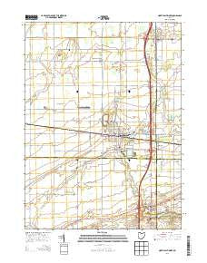 North Baltimore Ohio Historical topographic map, 1:24000 scale, 7.5 X 7.5 Minute, Year 2013