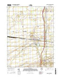 North Baltimore Ohio Current topographic map, 1:24000 scale, 7.5 X 7.5 Minute, Year 2016