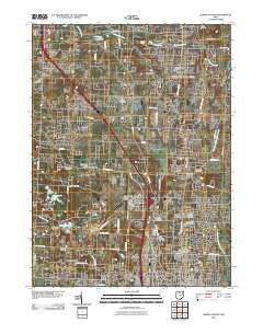 North Canton Ohio Historical topographic map, 1:24000 scale, 7.5 X 7.5 Minute, Year 2010