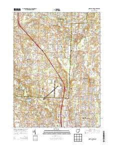 North Canton Ohio Historical topographic map, 1:24000 scale, 7.5 X 7.5 Minute, Year 2013