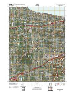 North Olmsted Ohio Historical topographic map, 1:24000 scale, 7.5 X 7.5 Minute, Year 2010