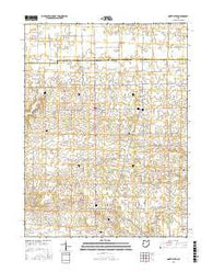 North Star Ohio Current topographic map, 1:24000 scale, 7.5 X 7.5 Minute, Year 2016