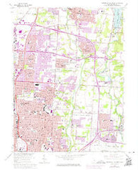 Northeast Columbus Ohio Historical topographic map, 1:24000 scale, 7.5 X 7.5 Minute, Year 1964