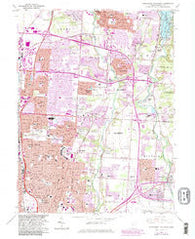 Northeast Columbus Ohio Historical topographic map, 1:24000 scale, 7.5 X 7.5 Minute, Year 1964