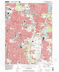 Northeast Columbus Ohio Historical topographic map, 1:24000 scale, 7.5 X 7.5 Minute, Year 1995
