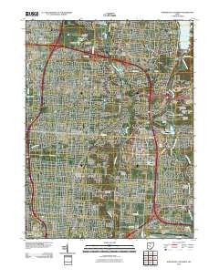 Northeast Columbus Ohio Historical topographic map, 1:24000 scale, 7.5 X 7.5 Minute, Year 2010