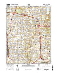Northeast Columbus Ohio Current topographic map, 1:24000 scale, 7.5 X 7.5 Minute, Year 2016