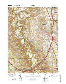 Northfield Ohio Historical topographic map, 1:24000 scale, 7.5 X 7.5 Minute, Year 2013