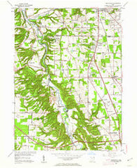 Northfield Ohio Historical topographic map, 1:24000 scale, 7.5 X 7.5 Minute, Year 1953