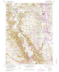 Northfield Ohio Historical topographic map, 1:24000 scale, 7.5 X 7.5 Minute, Year 1963
