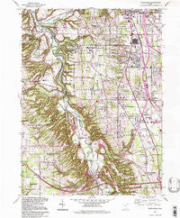 Northfield Ohio Historical topographic map, 1:24000 scale, 7.5 X 7.5 Minute, Year 1994