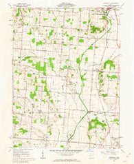 Northville Ohio Historical topographic map, 1:24000 scale, 7.5 X 7.5 Minute, Year 1961
