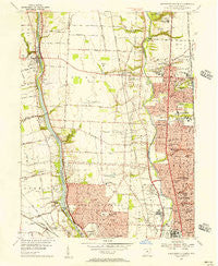Northwest Columbus Ohio Historical topographic map, 1:24000 scale, 7.5 X 7.5 Minute, Year 1955