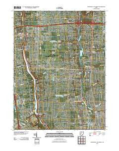 Northwest Columbus Ohio Historical topographic map, 1:24000 scale, 7.5 X 7.5 Minute, Year 2010