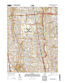 Northwest Columbus Ohio Historical topographic map, 1:24000 scale, 7.5 X 7.5 Minute, Year 2013