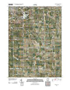 Norwalk Ohio Historical topographic map, 1:24000 scale, 7.5 X 7.5 Minute, Year 2010