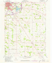 Norwalk Ohio Historical topographic map, 1:24000 scale, 7.5 X 7.5 Minute, Year 1960