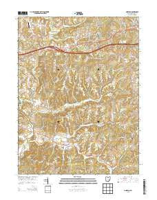 Norwich Ohio Historical topographic map, 1:24000 scale, 7.5 X 7.5 Minute, Year 2013