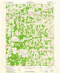 Norwich Ohio Historical topographic map, 1:24000 scale, 7.5 X 7.5 Minute, Year 1961