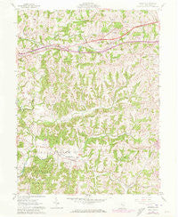 Norwich Ohio Historical topographic map, 1:24000 scale, 7.5 X 7.5 Minute, Year 1961