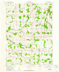 Nova Ohio Historical topographic map, 1:24000 scale, 7.5 X 7.5 Minute, Year 1960