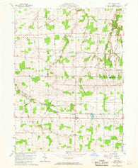 Nova Ohio Historical topographic map, 1:24000 scale, 7.5 X 7.5 Minute, Year 1960