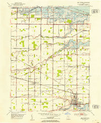 Oak Harbor Ohio Historical topographic map, 1:24000 scale, 7.5 X 7.5 Minute, Year 1952