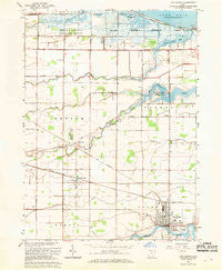 Oak Harbor Ohio Historical topographic map, 1:24000 scale, 7.5 X 7.5 Minute, Year 1967
