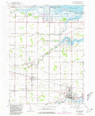 Oak Harbor Ohio Historical topographic map, 1:24000 scale, 7.5 X 7.5 Minute, Year 1967