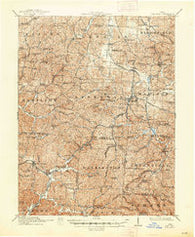 Oak Hill Ohio Historical topographic map, 1:62500 scale, 15 X 15 Minute, Year 1912