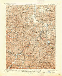 Oak Hill Ohio Historical topographic map, 1:62500 scale, 15 X 15 Minute, Year 1912