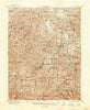Oak Hill Ohio Historical topographic map, 1:62500 scale, 15 X 15 Minute, Year 1912