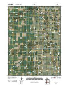 Oakwood Ohio Historical topographic map, 1:24000 scale, 7.5 X 7.5 Minute, Year 2010