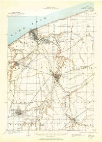 Oberlin Ohio Historical topographic map, 1:62500 scale, 15 X 15 Minute, Year 1901