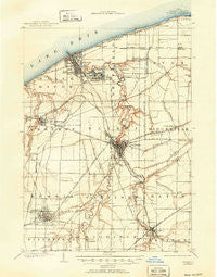 Oberlin Ohio Historical topographic map, 1:62500 scale, 15 X 15 Minute, Year 1901
